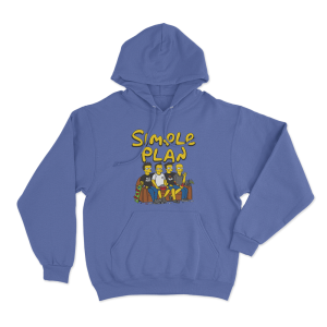 Band On The Couch Unisex Hoodie Blue
