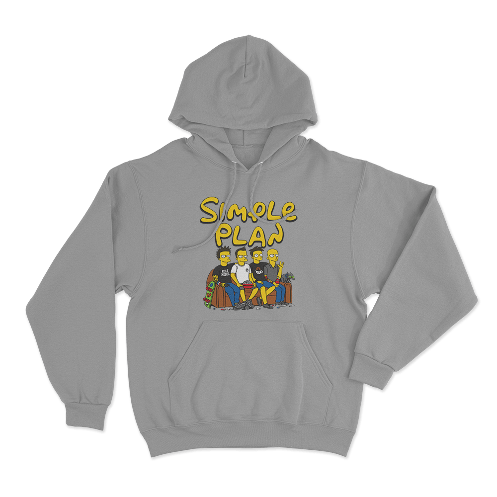 Band On The Couch Unisex Hoodie Grey Band On The Couch Unisex Hoodie Grey