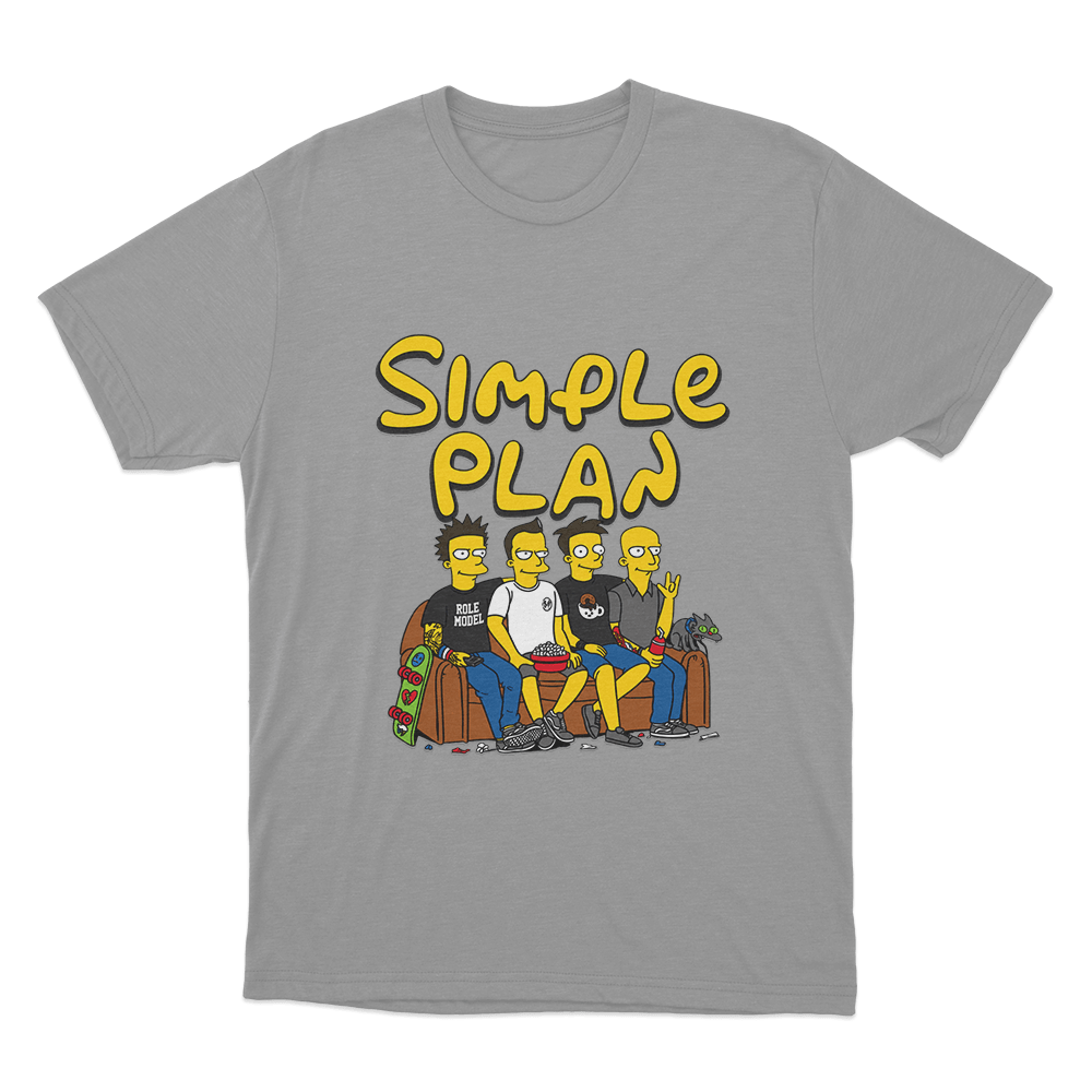 Band On The Couch Unisex T Shirt Grey Band On The Couch Unisex T Shirt Grey