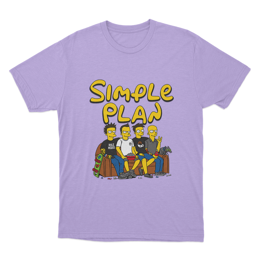 Band On The Couch Unisex T Shirt Purple Band On The Couch Unisex T Shirt Purple