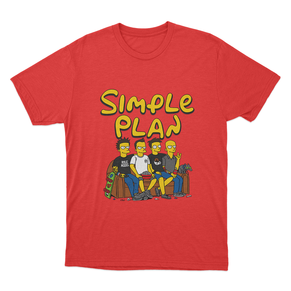 Band On The Couch Unisex T Shirt Red Band On The Couch Unisex T Shirt Red