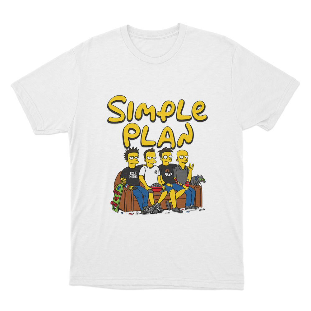Band On The Couch Unisex T Shirt White Band On The Couch Unisex T Shirt White