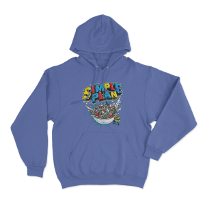 Cereal Unisex Hoodie Blue