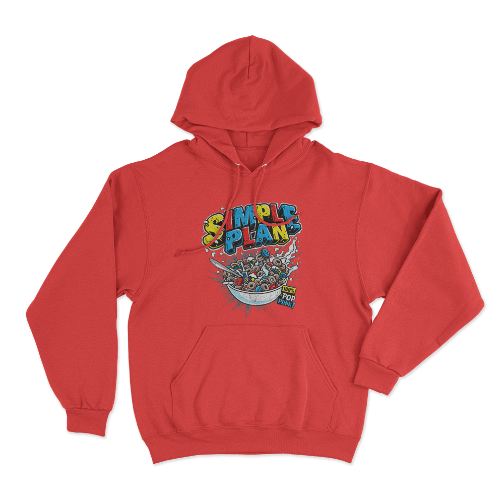 Cereal Unisex Hoodie Red Cereal Unisex Hoodie Red
