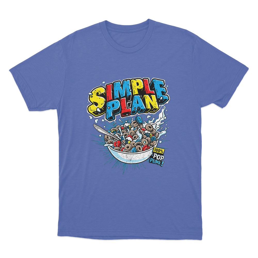 Cereal Unisex T Shirt Blue Cereal Unisex T Shirt Blue