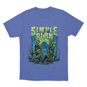Halloween Tombstone Unisex T Shirt Blue