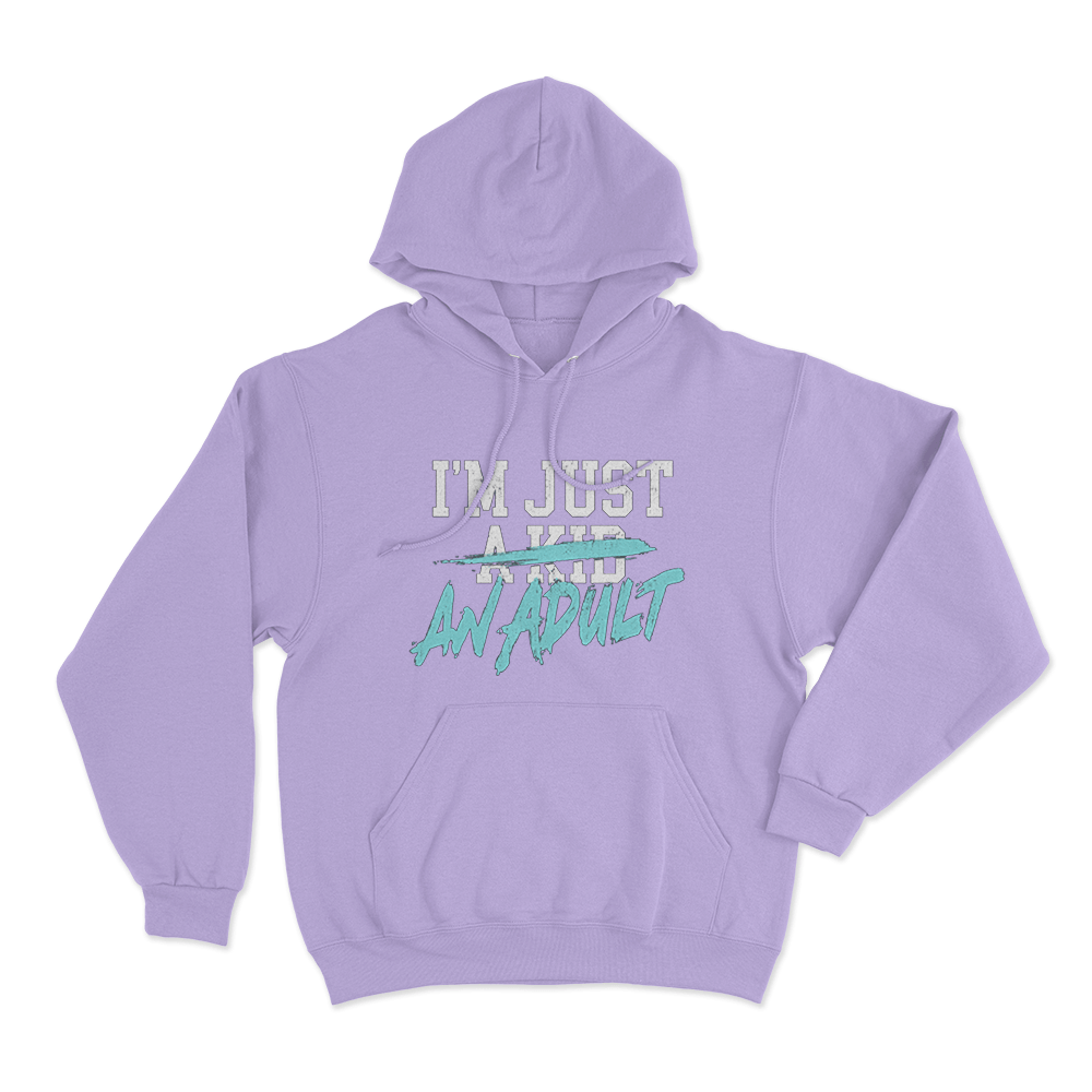 I'm Just A Kid Unisex Hoodie Purple Im Just A Kid Unisex Hoodie Purple