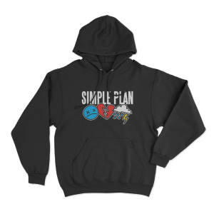 Original 3 Icons Logo Unisex Hoodie Black
