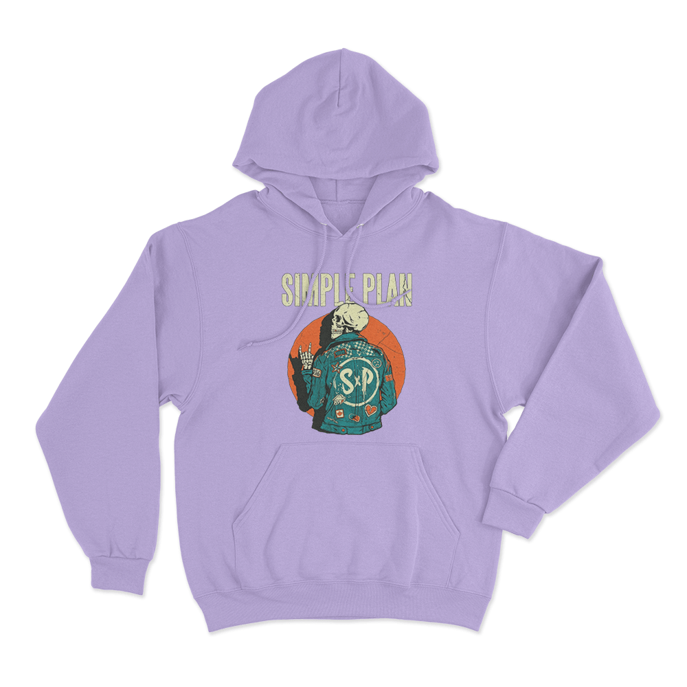 Skeleton Jacket Unisex Hoodie Purple Skeleton Jacket Unisex Hoodie Purple