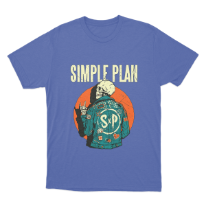 Skeleton Jacket Unisex T Shirt Blue