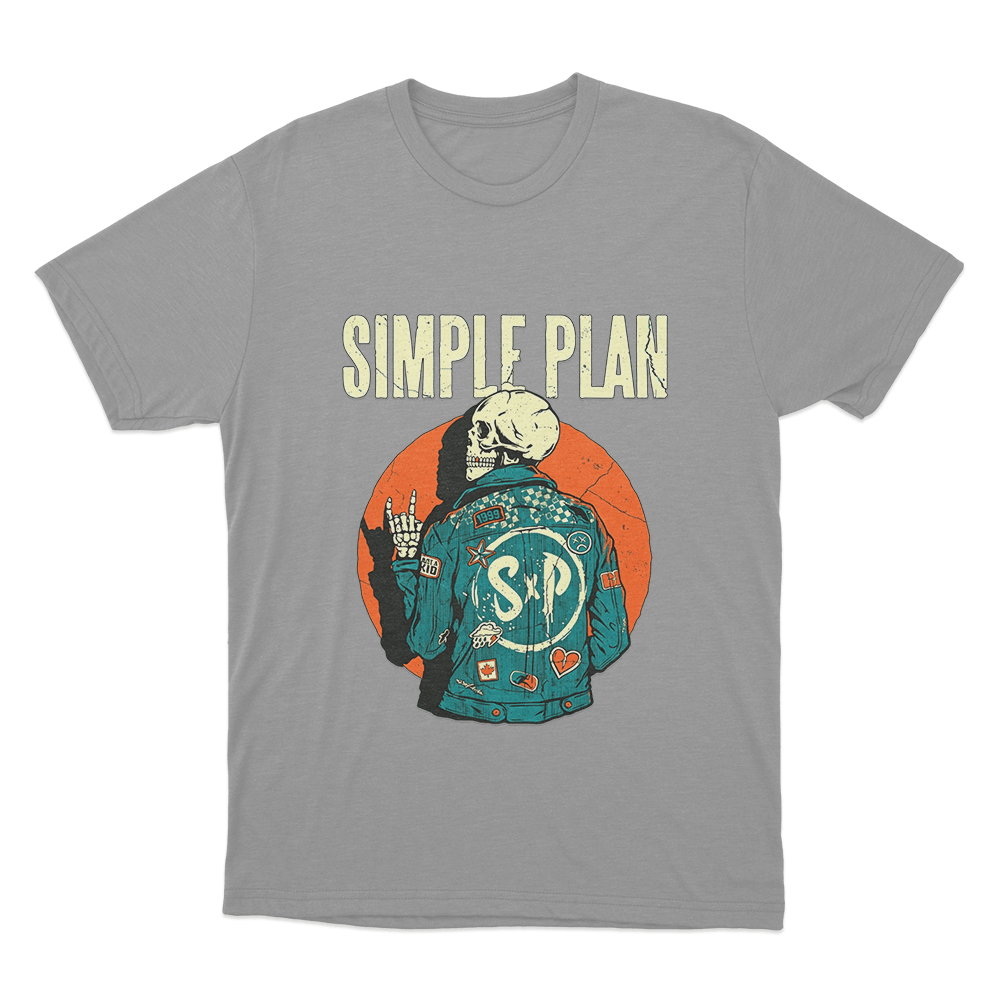 Skeleton Jacket Unisex T Shirt Grey Skeleton Jacket Unisex T Shirt Grey