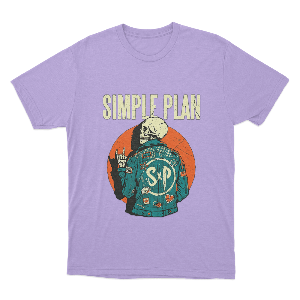 Skeleton Jacket Unisex T Shirt Purple Skeleton Jacket Unisex T Shirt Purple