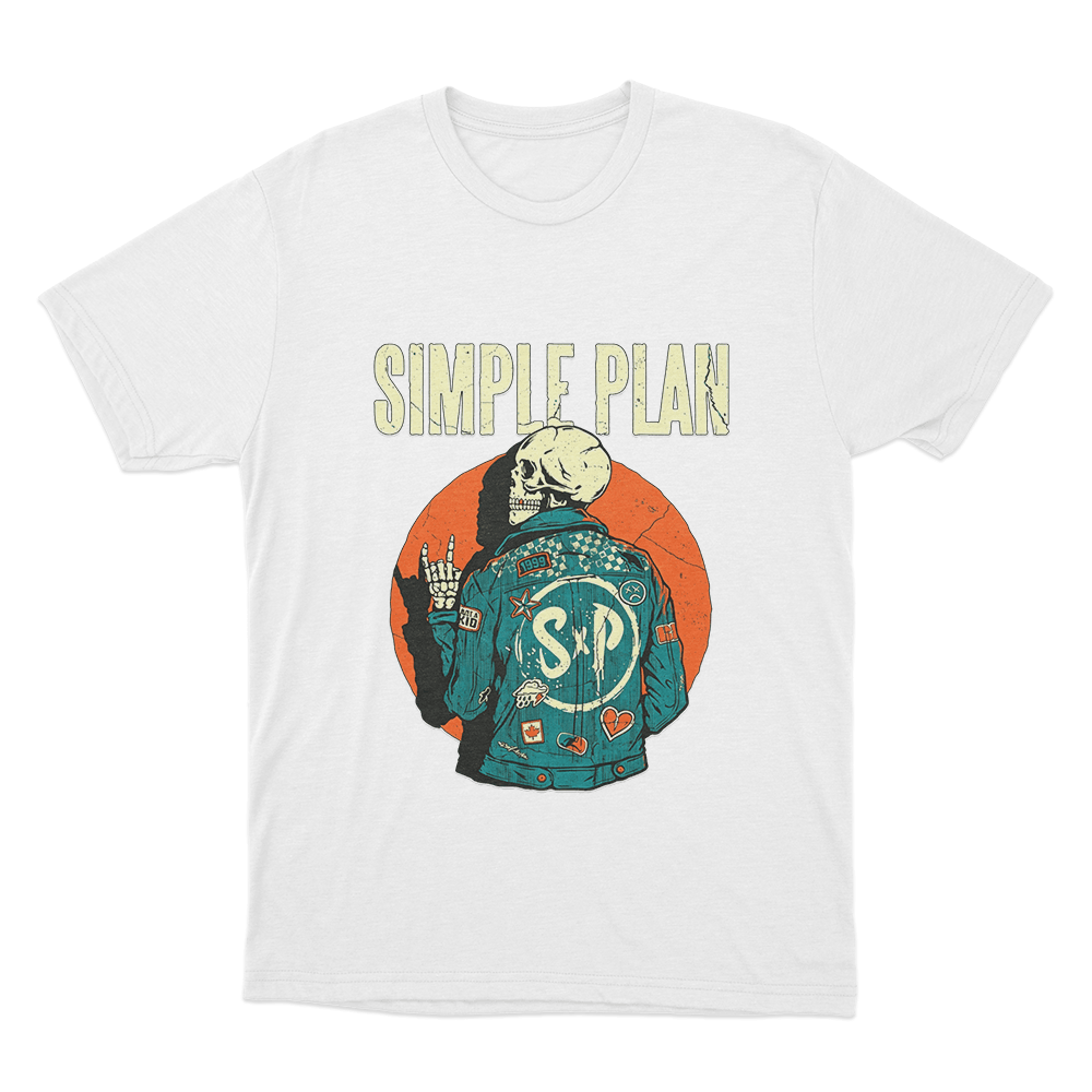 Skeleton Jacket Unisex T Shirt White Skeleton Jacket Unisex T Shirt White
